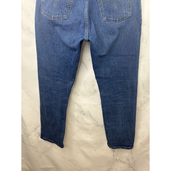 Levi's 501 Premium Original High Rise Button Fly Denim Jeans Womens 29 Retro - Picture 8 of 16